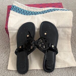 Tory Burch Black Miller Sandals